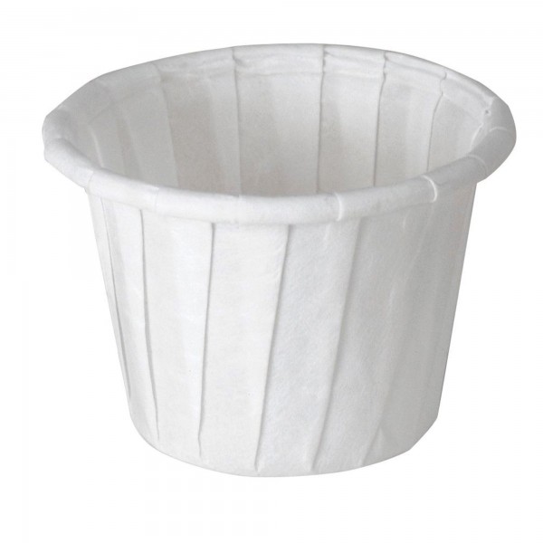 250 pz Monoporzione in carta 96 ml BIANCO