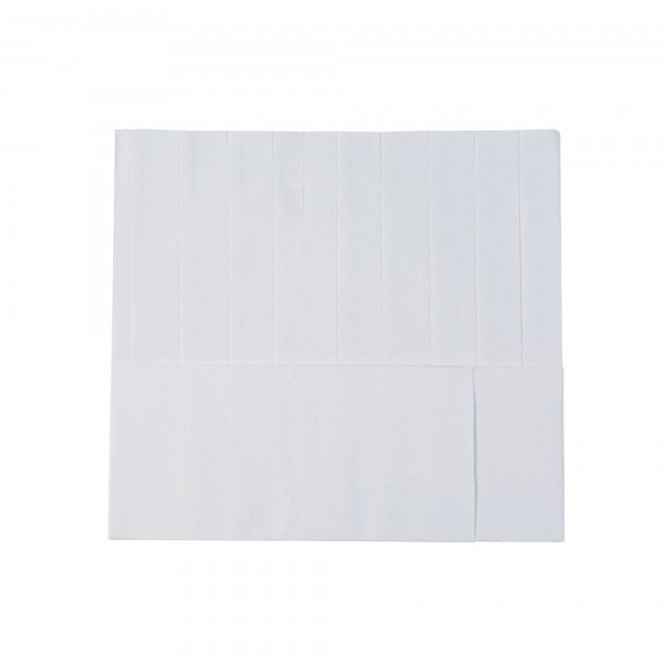 50 pz Cappello da cuoco TOQUE 25 cm