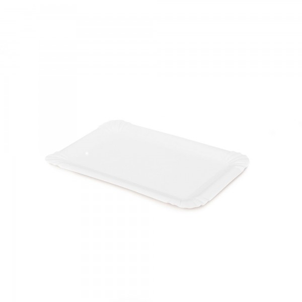 250 pz Vassoi in cartoncino bianco 24x34 cm