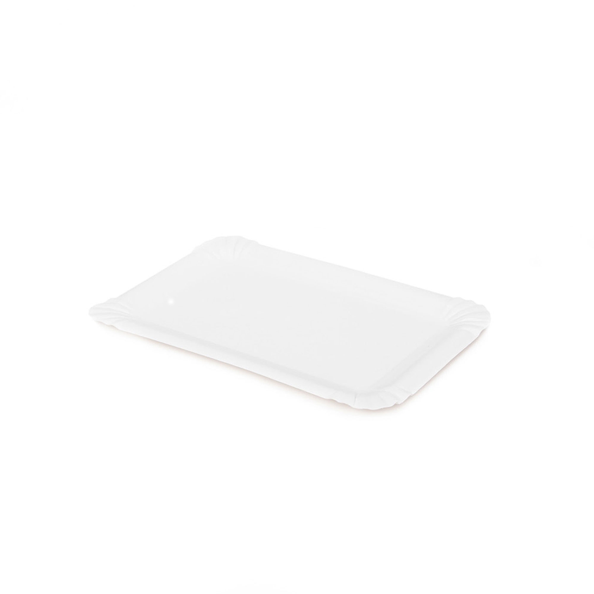 250 pz Vassoi in cartoncino bianco 24x34 cm
