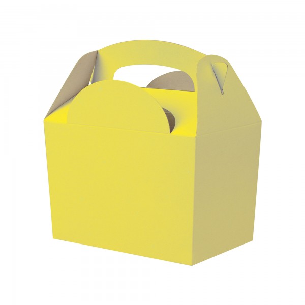 250 pz Scatola da asporto in cartoncino 15,2x10x10,2 cm GIALLO