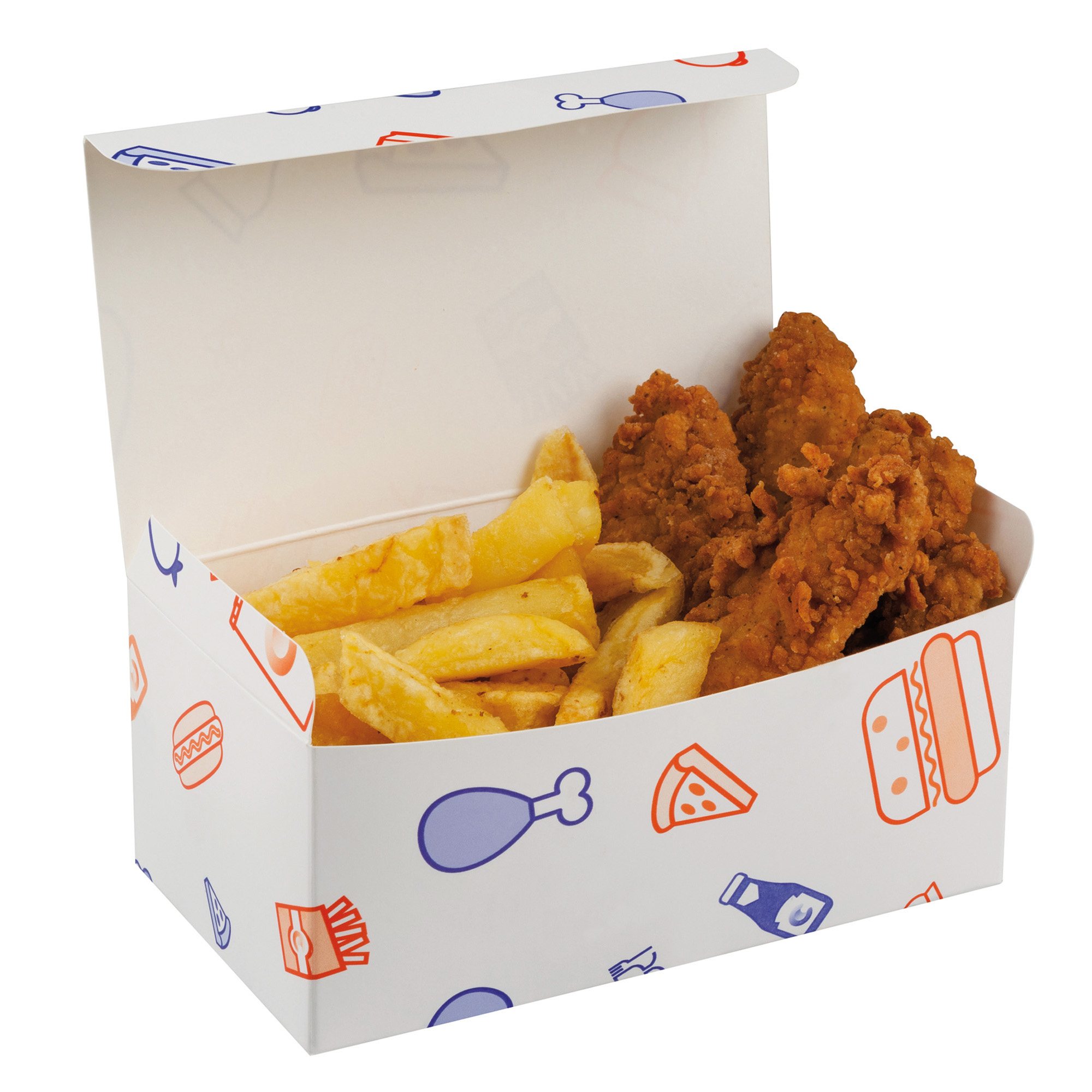 250 pz contenitori in cartoncino