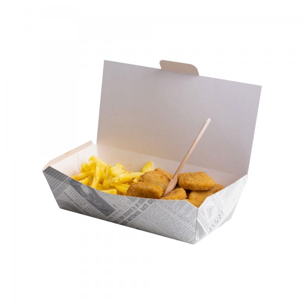 250 pz Vassoietto in cartoncino 27,5x13,5x4,5 cm