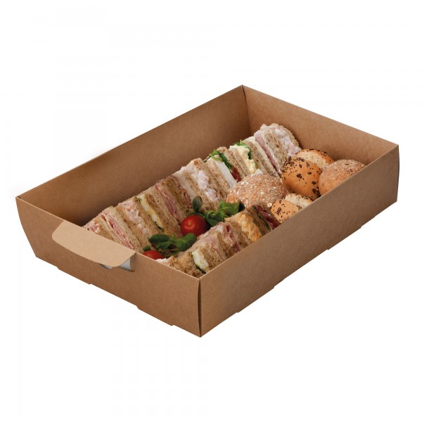 50 pz Vassoio in cartoncino 36,7x25,7x7,8 cm