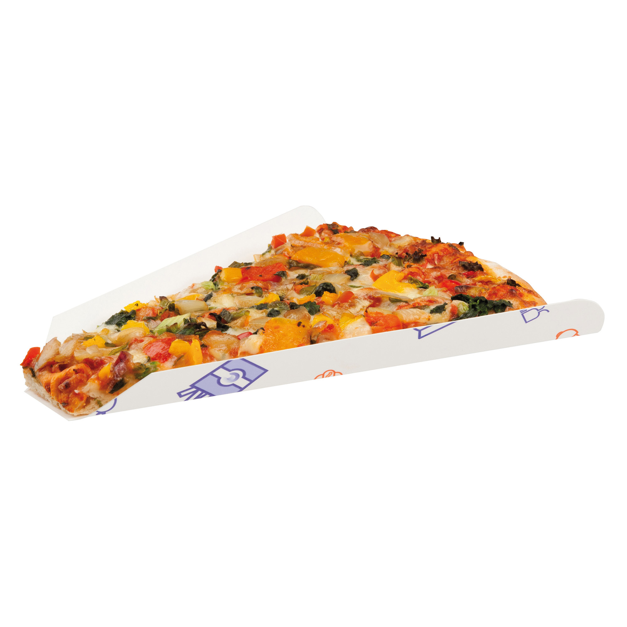 1000 pz Triangolo pizza in cartoncino 17,9x4,3x4 cm