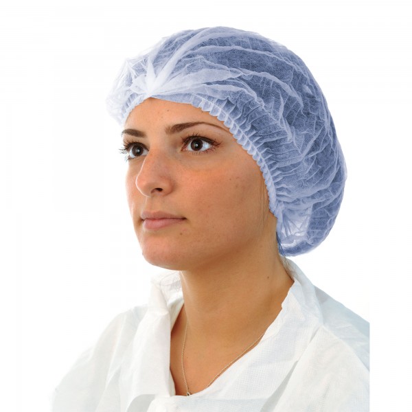 100 pz Cuffia monouso in tnt MOB CAP, L, blu