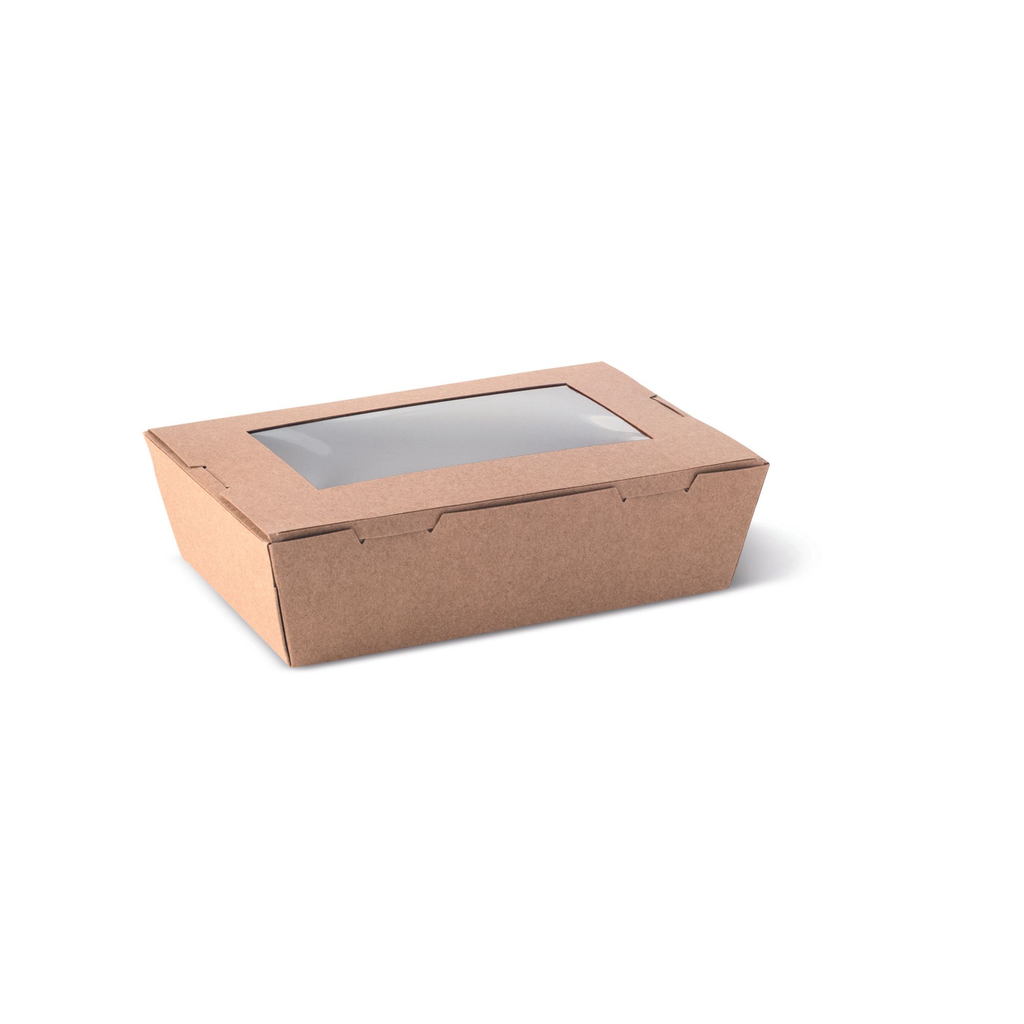 200 pz Contenitore in cartoncino con finestra 700 ml