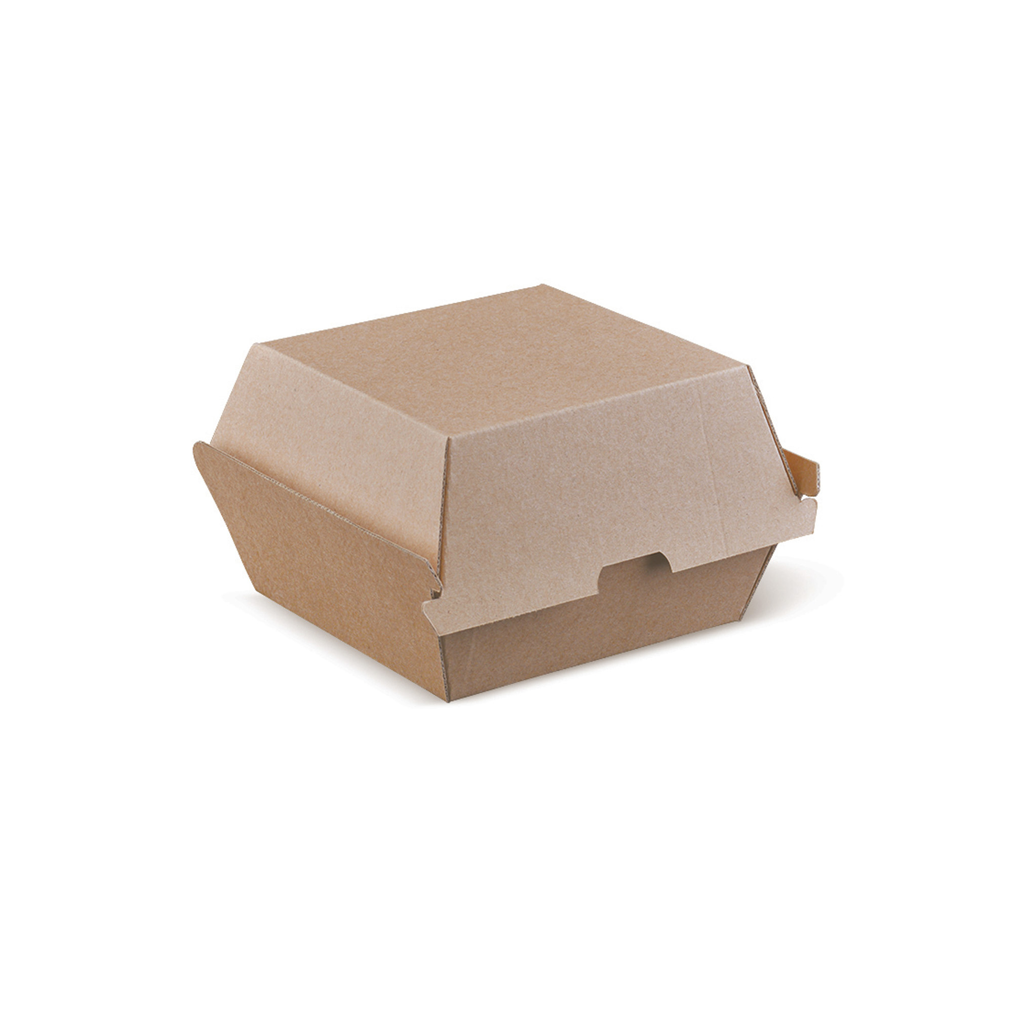 250 pz Contenitore in cartoncino per panino 10,5x10,2x8,3 cm.