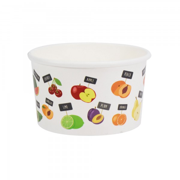 250 pz Coppetta da gelato FRUITS 120 ml