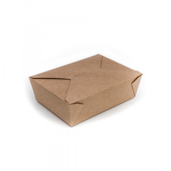 50 pz Contenitore asporto in cartoncino 190x140x63 mm.