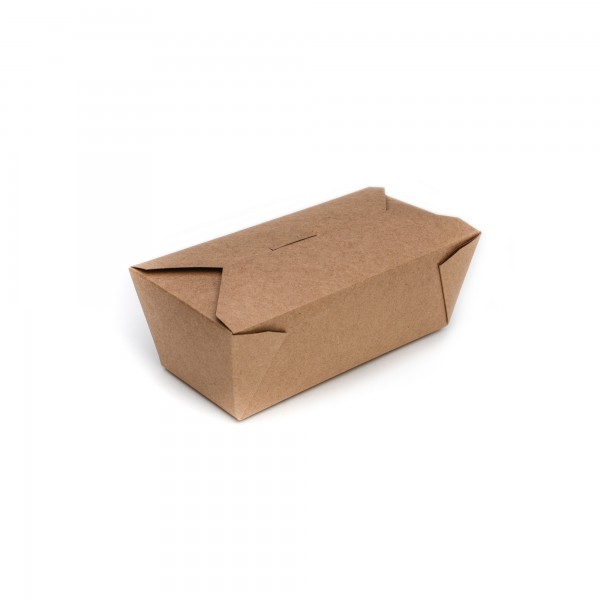 50 pz Contenitore asporto in cartoncino 190x90x75 mm.