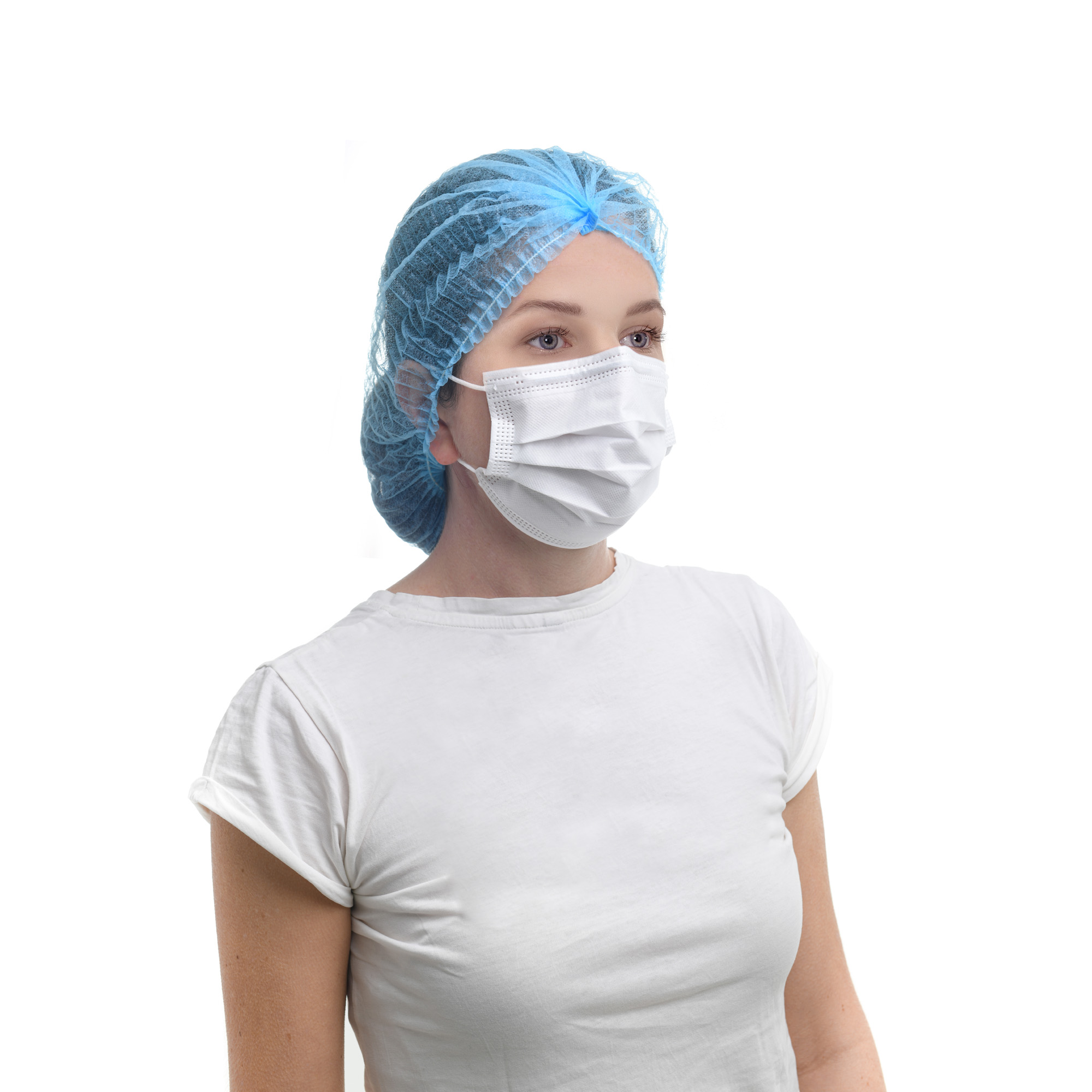 50 pz mascherine e copribarba