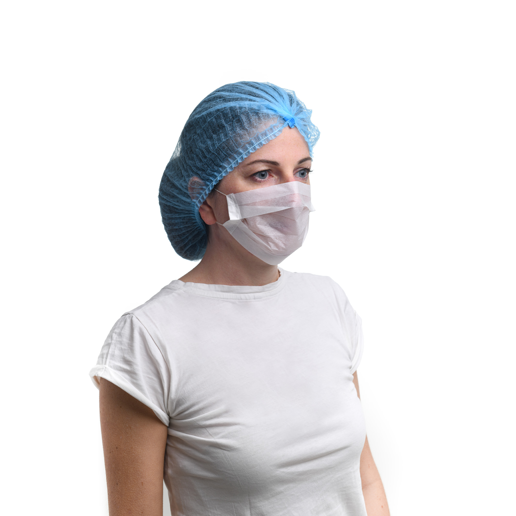 100 pz mascherine e copribarba