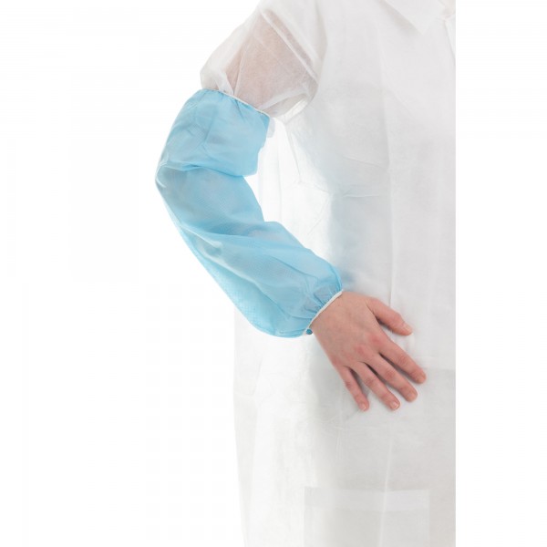 100 pz Manicotti in TNT 20x43 cm, azzurro