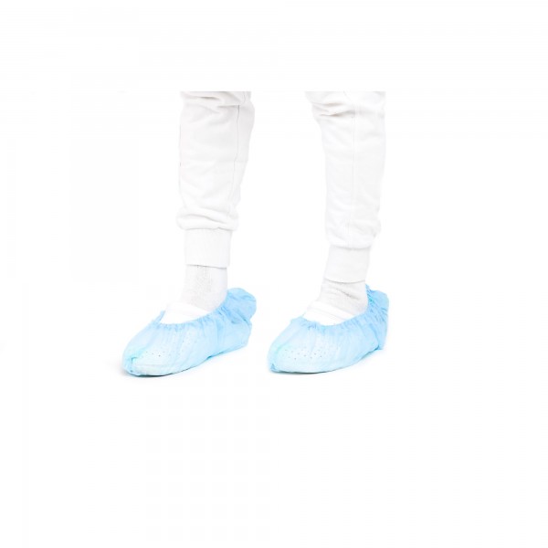 100 pz Copriscarpe in TNT 17x40 cm, azzurro