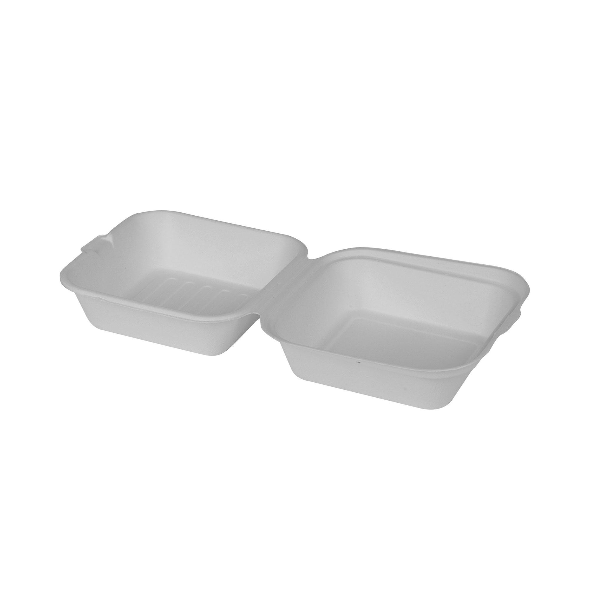 50 pz Contenitori in polpa di cellulosa 11x17x5 cm - 1 SCOMPARTO