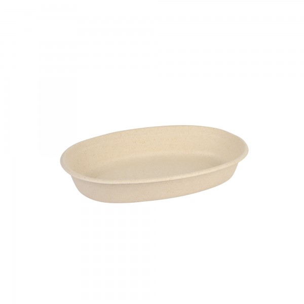 50 pz Vaschette in polpa di cellulosa natural 650 ml