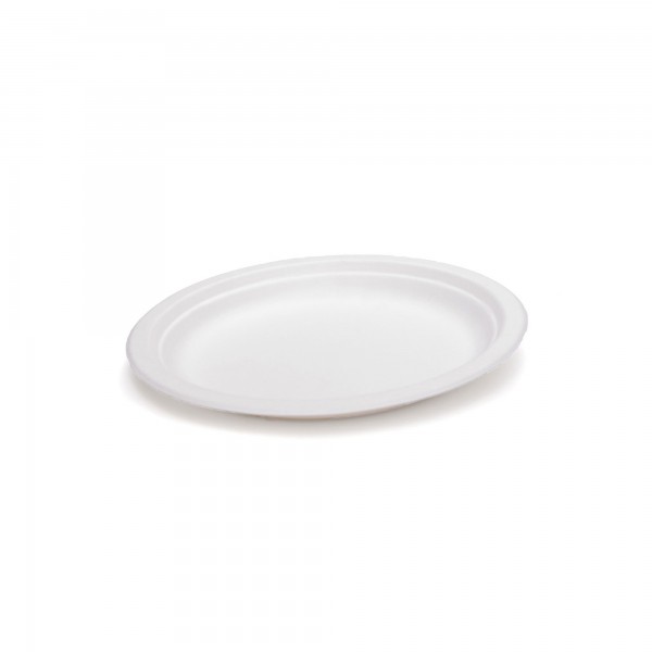 50 pz Piatti in polpa di cellulosa 32x25,5 cm