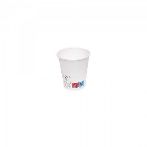 50 pz Bicchieri in cartoncino + PLA 177 ml