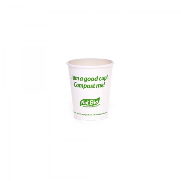 50 pz Bicchieri in cartoncino + PLA 297 ml TREES