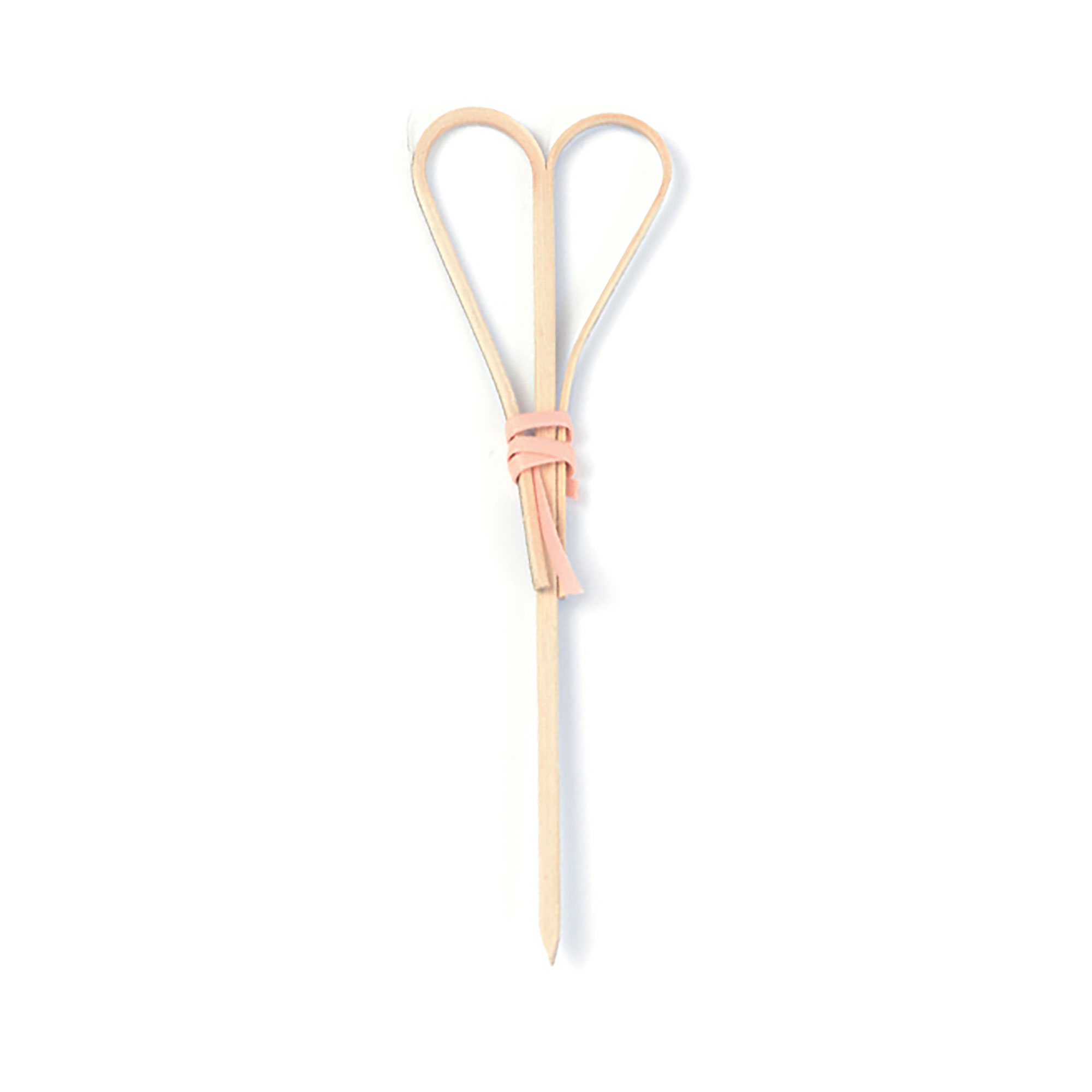 100 pz spiedini decorativi in bamboo