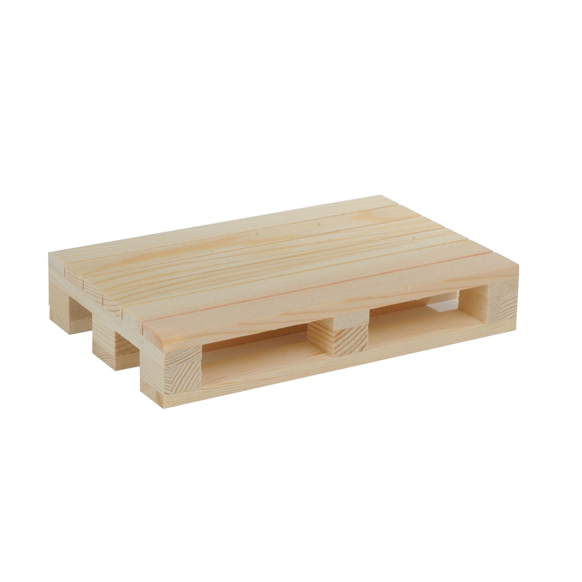 1 pz Minipallet in legno 20x13 cm