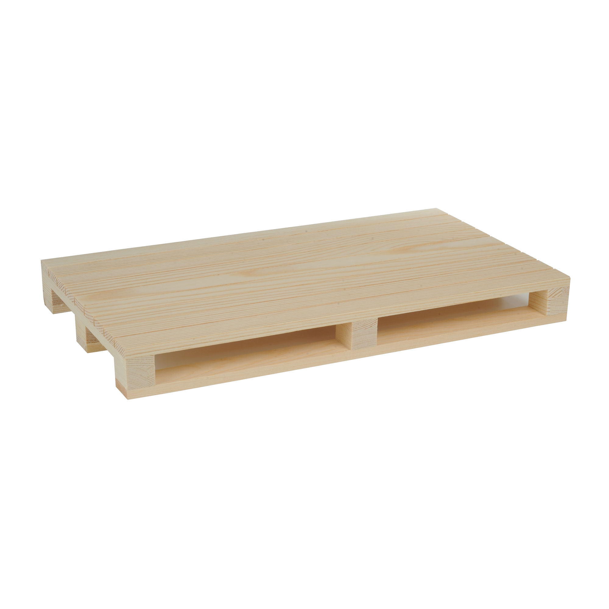 1 pz Minipallet in legno 35x19 cm