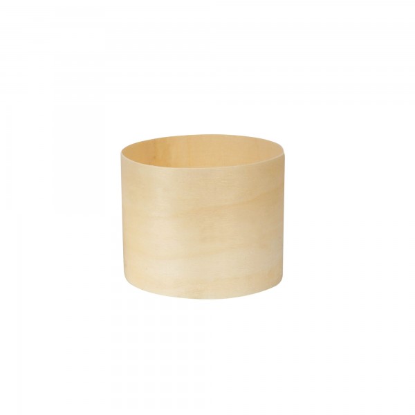 50 pz Vaschetta in legno di pino ø 5 x 2 cm