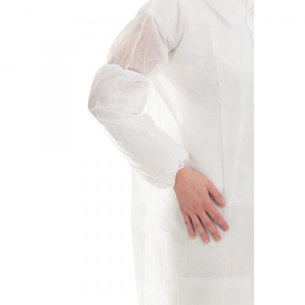 100 pz Manicotti in PE monouso 20x40 cm, bianco