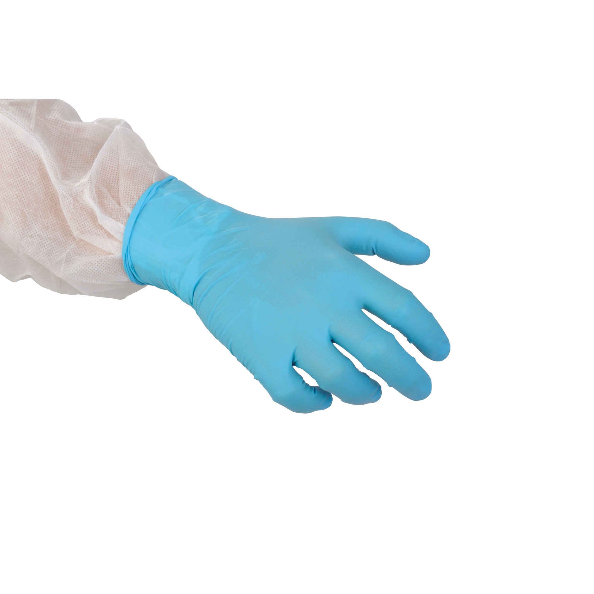 100 pz Guanti monouso in nitrile "Nitril Care" taglia XL, blu