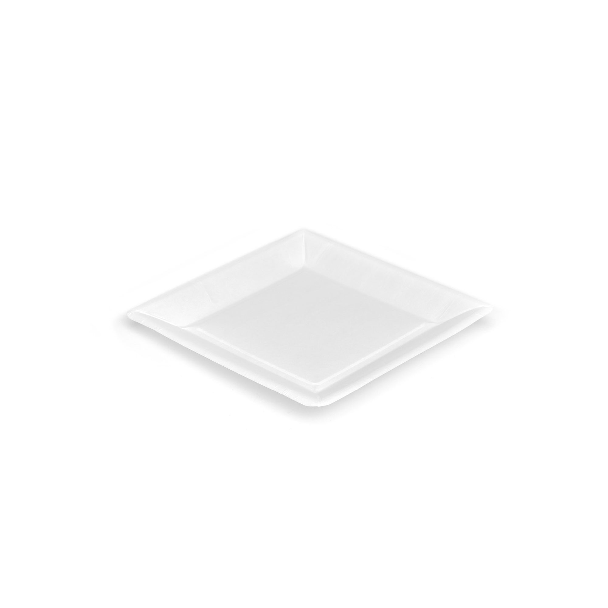 100 pz piatti in cartoncino bianco