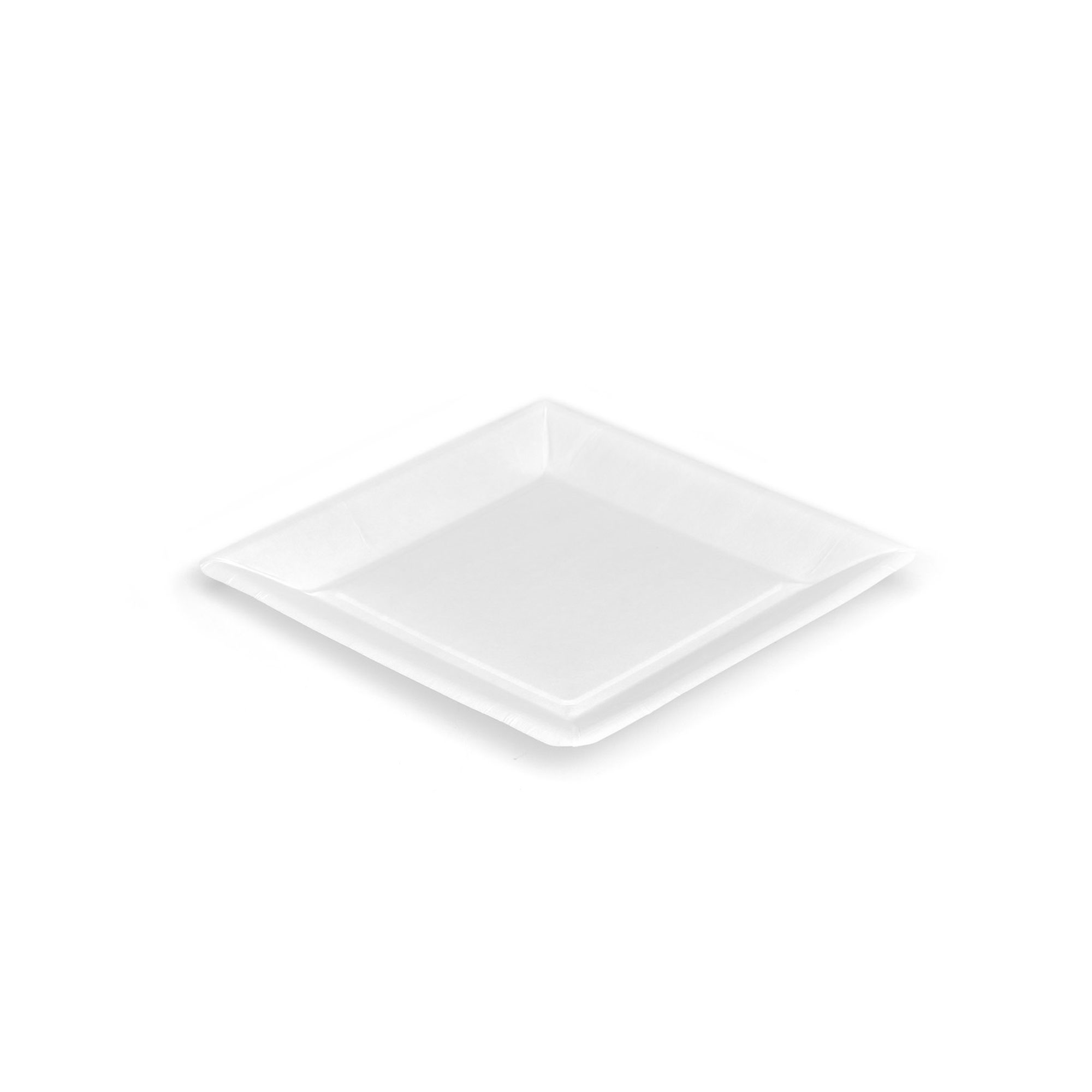 50 pz piatti in cartoncino bianco