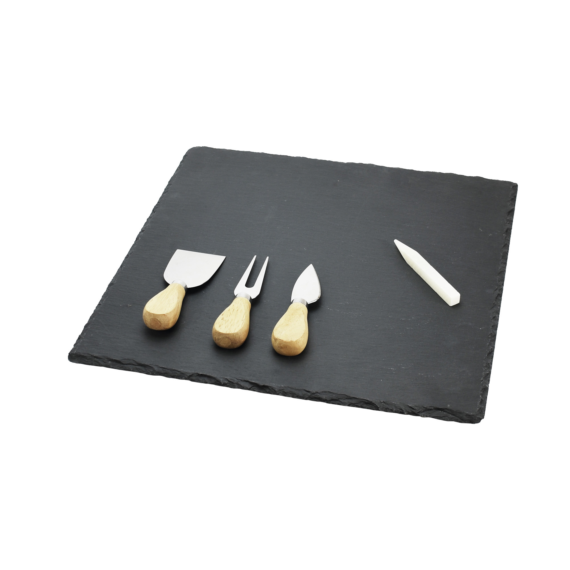 1 pz set vassoi in ardesia