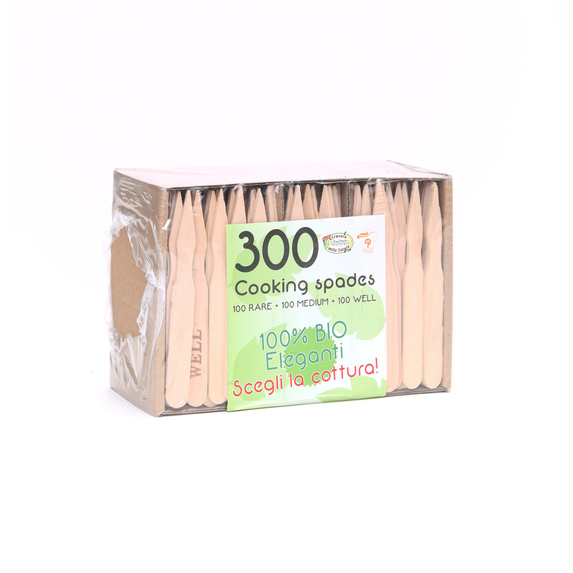 300 pz Kit palettine per cottura RARE/MEDIUM/WELL
