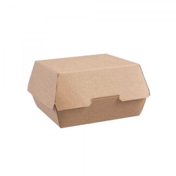 125 pz Contenitori in cartoncino per hamburger 9,5x9,5x6,6 cm