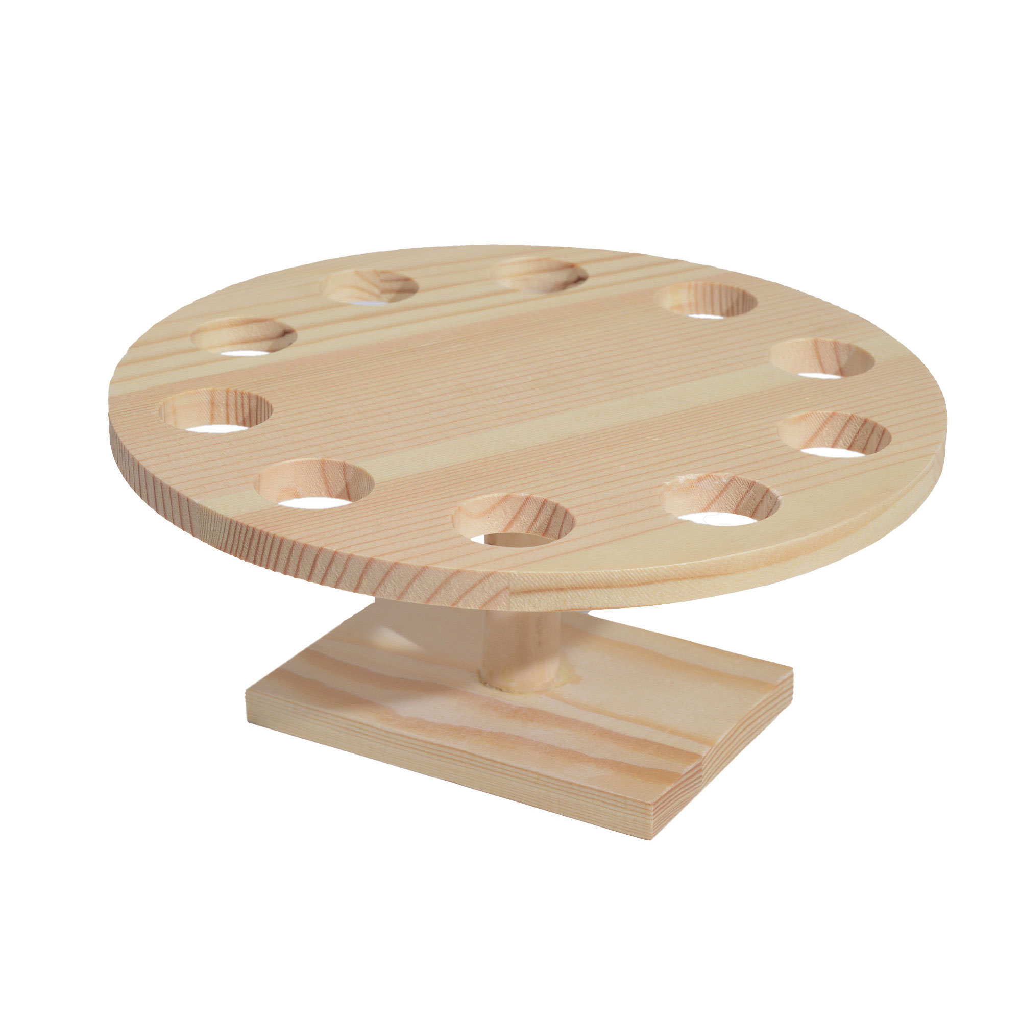 1 pz Portacono in legno di pino 10 posti